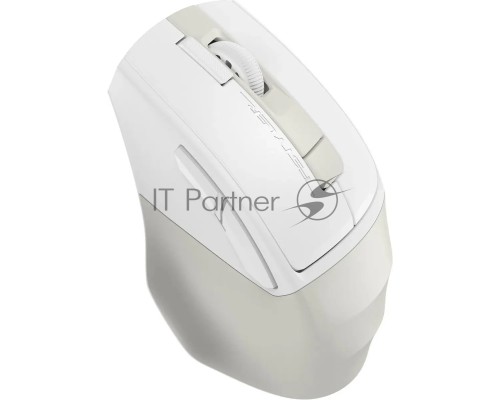 Мышь A4Tech Fstyler FG45CS Air бежевый оптическая (2000dpi) silent беспроводная USB для ноутбука (7but)