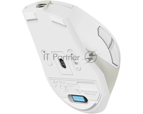 Мышь A4Tech Fstyler FG45CS Air бежевый оптическая (2000dpi) silent беспроводная USB для ноутбука (7but)