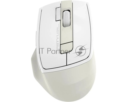 Мышь A4Tech Fstyler FG45CS Air бежевый оптическая (2000dpi) silent беспроводная USB для ноутбука (7but)