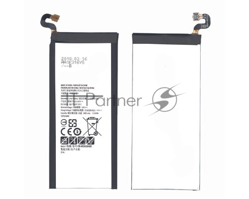 Аккумуляторная батарея EB-BG928ABE для Samsung Galaxy S6 Edge+, S6 Edge Dual Sim 3000mah