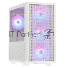 Компьютерный корпус Deepcool CH560 WH без БП, боковое окно (закаленное стекло)