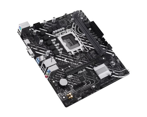Материнская плата ASUS PRIME H610M-K, LGA 1700, Intel H610, 2xDDR5, 4xSATA, 1xM.2, 1xPCI-E 4.0 x16, 1x1Gb LAN, 2xUSB-A 3.2 Gen 1, 4xUSB-A 2.0, 1xHDMI, 1xVGA, 3x3.5 мм, 1xRS-232, 7.1, Micro-ATX