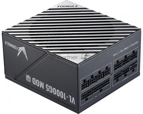 Блок питания Formula ATX 1000W VL-1000G5 MOD Gen5 80+ gold (20+4pin) APFC 140mm fan lt.blue LED 9xSATA Cab Manag RTL
