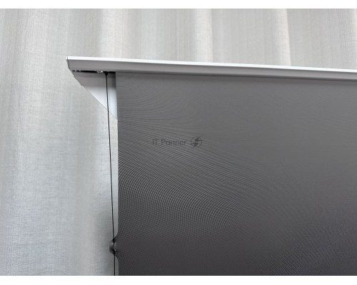 Экран S'OK для UST проектора 244x137 см, 4K, напольный c электроприводом, белый