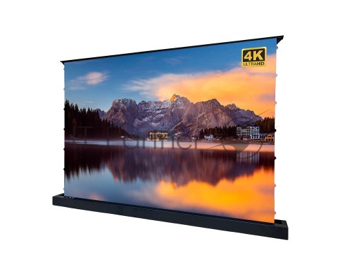 Экран для проектора S'OK SFE-296x165-BK 100'' 4K, напольный с электроприводом, полотно Nanometallic, черный