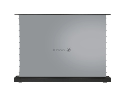 Экран для проектора S'OK SFE-296x165-WH 100'' 4K, напольный с электроприводом, Nanometallic, белый