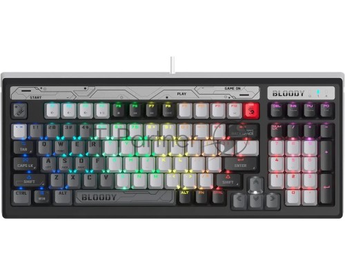 Клавиатура A4Tech Bloody B950 механическая серый/черный USB for gamer LED (B950)