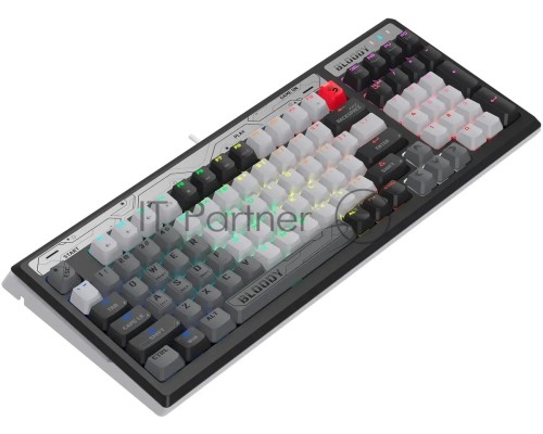 Клавиатура A4Tech Bloody B950 механическая серый/черный USB for gamer LED (B950)