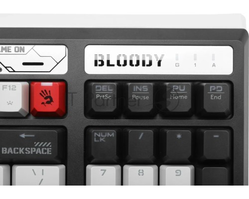Клавиатура A4Tech Bloody B950 механическая серый/черный USB for gamer LED (B950)