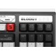 Клавиатура A4Tech Bloody B950 механическая серый/черный USB for gamer LED (B950)