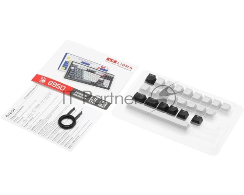 Клавиатура A4Tech Bloody B950 механическая серый/черный USB for gamer LED (B950)