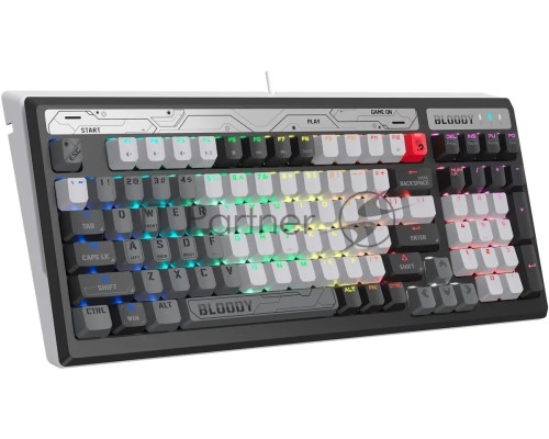 Клавиатура A4Tech Bloody B950 механическая серый/черный USB for gamer LED (B950)