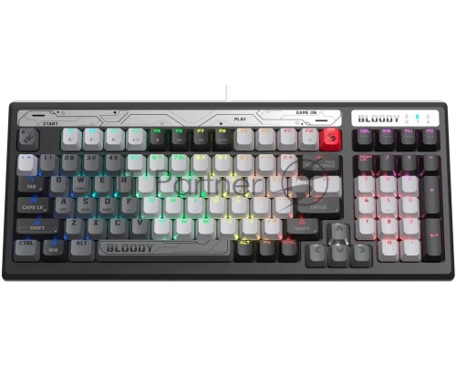 Клавиатура A4Tech Bloody B950 механическая серый/черный USB for gamer LED (B950)