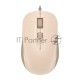 Мышь A4Tech Fstyler FM26 бежевый/коричневый оптическая (2000dpi) USB для ноутбука (4but)