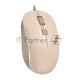 Мышь A4Tech Fstyler FM26 бежевый/коричневый оптическая (2000dpi) USB для ноутбука (4but)