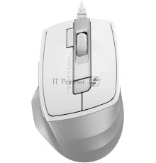 Мышь проводная A4Tech Fstyler FM45S Air белый/серебристый, 2400 dpi, USB, кнопки - 7