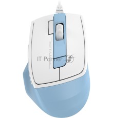 Мышь проводная A4Tech Fstyler FM45S Air голубой/белый, 2400 dpi, USB, кнопки - 7