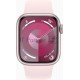 Смарт-часы Apple Watch Series 9 A2978 41мм OLED корп.розовый Sport Band рем.розовый разм.брасл.:M/L (MR943LL/A)