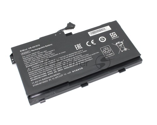 Аккумуляторная батарея для ноутбука HP ZBook 17 G3 (A106XL) 11.4V 8400mAh OEM