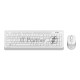 Клавиатура + мышь A4Tech Fstyler FG1010S клав:белый/серый мышь:белый/серый USB беспроводная Multimedia Touch (FG1010S WHITE)