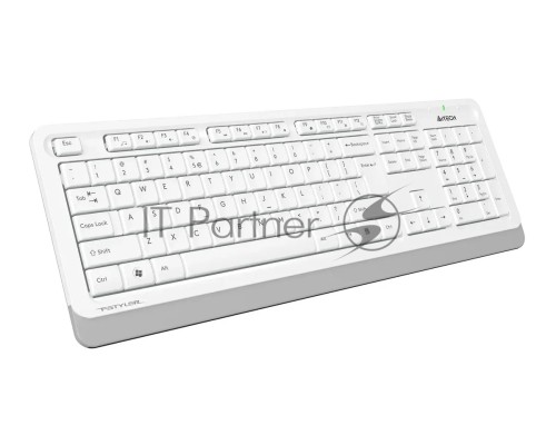 Клавиатура + мышь A4Tech Fstyler FG1010S клав:белый/серый мышь:белый/серый USB беспроводная Multimedia Touch (FG1010S WHITE)
