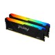Оперативная память Kingston 64Gb DDR4 3200MHz (2x32GB) DIMM Fury Beast RGB RTL Gaming PC4-25600 CL16 288-pin 1.35В dual rank с радиатором Ret