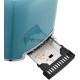 Тостер Kitfort КТ-6218-2 870Вт бирюзовый