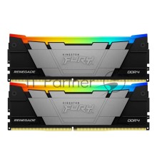 Оперативная память Kingston DDR4 2x16GB 3200MHz KF432C16RB12AK2/32 Fury Renegade RGB RTL PC4-25600 CL16 DIMM 288-pin 1.35В dual rank Ret