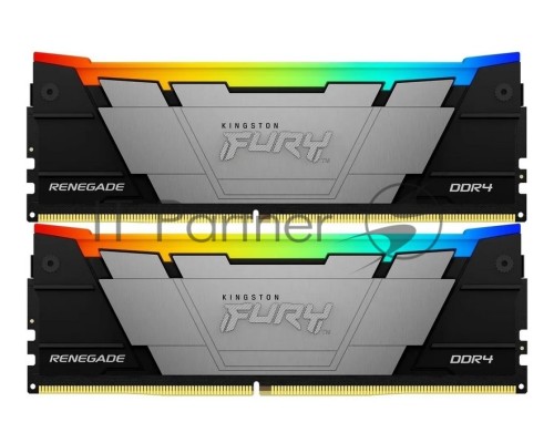 Оперативная память Kingston DDR4 2x16GB 3200MHz KF432C16RB12AK2/32 Fury Renegade RGB RTL PC4-25600 CL16 DIMM 288-pin 1.35В dual rank Ret