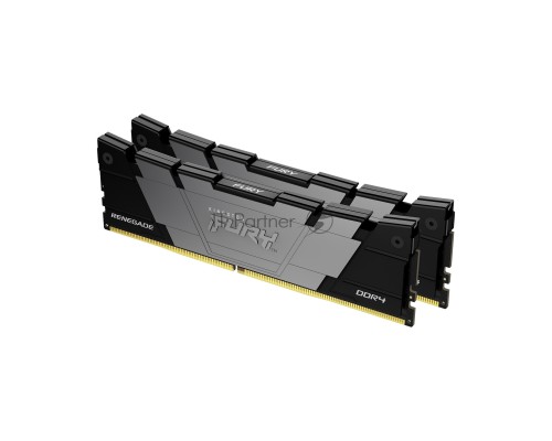 Оперативная память Kingston 32Gb DDR4 3200MHz (2x16GB) DIMM Fury Renegade Black RTL PC4-25600 CL16 288-pin 1.35В