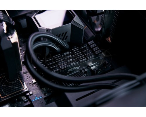 Оперативная память Kingston 32Gb DDR4 3200MHz (2x16GB) DIMM Fury Renegade Black RTL PC4-25600 CL16 288-pin 1.35В