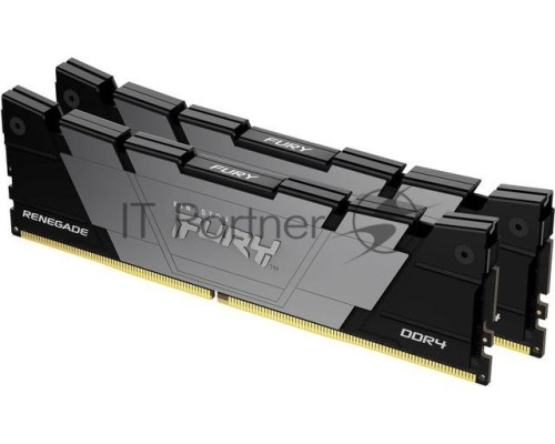 Оперативная память Kingston 32Gb DDR4 3200MHz (2x16GB) DIMM Fury Renegade Black RTL PC4-25600 CL16 288-pin 1.35В