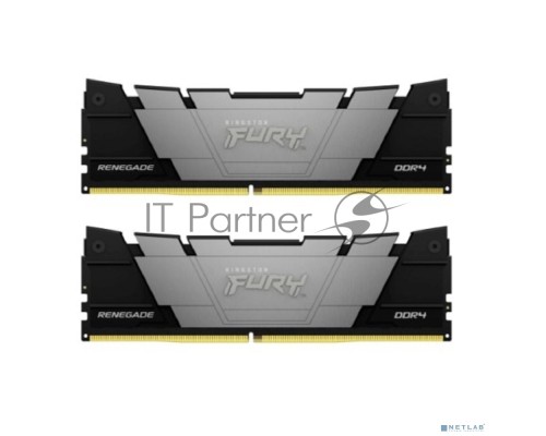 Оперативная память Kingston 32Gb DDR4 3200MHz (2x16GB) DIMM Fury Renegade Black RTL PC4-25600 CL16 288-pin 1.35В