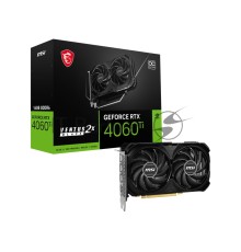 Видеокарта MSI RTX4060Ti VENTUS 2X BLACK 16G GeForce RTX 4060TI 16Gb 128bit GDDR6 2535/18000 HDMIx1 DPx3 HDCP Ret