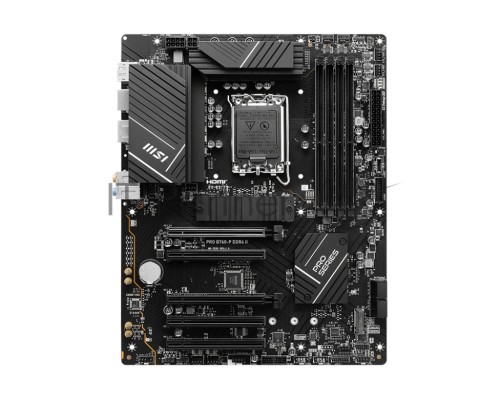 Материнская плата MSI PRO B760-P DDR4 II, LGA 1700, Intel B760, 4xDDR4, 4xSATA, 2xM.2, 1xPCI-E 4.0 x16, 1xPCI-E 4.0 x4, 3xPCI-E 3.0 x1, 1xHDMI, 1xDP, 1x 2.5Gb LAN, 2xUSB-A 2.0, 2xUSB-A 3.2 Gen 1, 1xUSB-C 3.2 Gen 2, 5x3.5 мм, 7.1, ATX