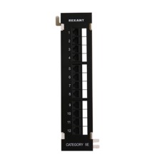 Rexant (04-0020) Панель коммутационная настенная, 12 портов, UTP, RJ-45, CAT 5e