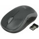 Мышь беспроводная Logitech M186 черный/серый, 1000 dpi, радиоканал, USB, кнопки - 3