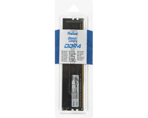 Оперативная память Netac 8GB DDR4 3200MHz NTBSD4P32SP-08J Basic RTL PC4-25600 CL22 DIMM 288-pin 1.2В single rank Ret