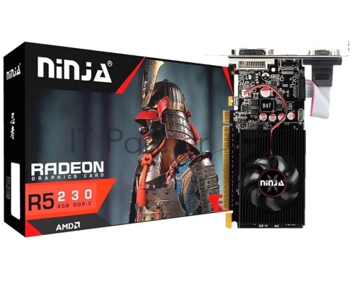 Видеокарта Ninja (Sinotex) AMD Radeon R5 230 (160SP) 1GB DDR3 64-bit DVI HDMI CRT