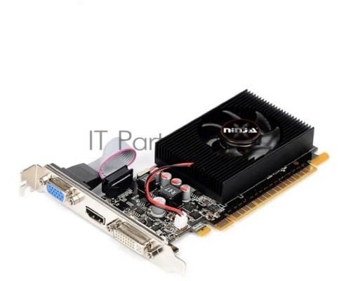 Видеокарта Ninja (Sinotex) AMD Radeon R5 230 (160SP) 2GB DDR3 64BIT DVI HDMI CRT