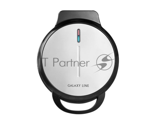 Вафельница Galaxy Line GL 2987, черный с серебристым, с несъемными пластинами, 1200 Вт
