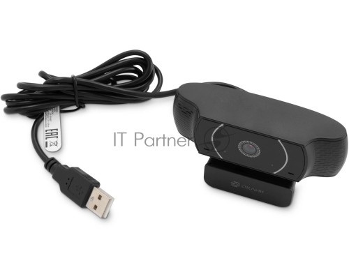 Камера Web Оклик OK-C016HD черный 1Mpix (1280x720) USB2.0 с микрофоном