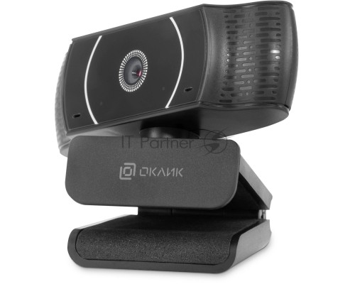 Камера Web Оклик OK-C016HD черный 1Mpix (1280x720) USB2.0 с микрофоном