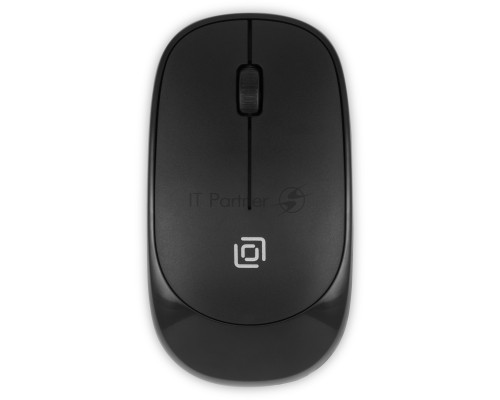 Клавиатура + мышь Оклик S255W клав:черный мышь:черный USB беспроводная Multimedia (1909361)