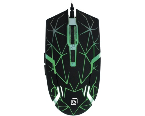 Мышь проводная Oklick 701G черный, 3600 dpi, USB, кнопки - 6