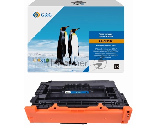 Картридж лазерный G&G GG-CF237X черный (25000стр.) для HP LJ M608n/M608dn/M609x/M631h/M631z/M632h