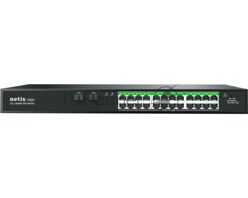 Коммутатор NETIS 24PORT 10/1000M POE 2 SFP COMBO P124GC