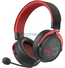 Наушники с микрофоном A4Tech Bloody MR590 Sports красный/черный 1.5м мониторные BT/Radio/3.5mm оголовье (MR590+ WIRED/SPORT RED)
