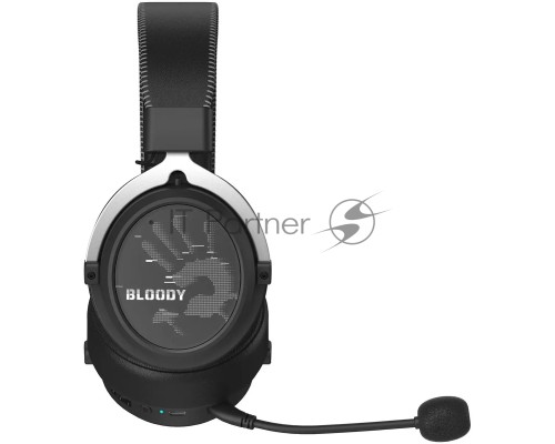 Наушники с микрофоном A4Tech Bloody MR590 Sports черный 1.5м мониторные BT/Radio/3.5mm оголовье (MR590 + WIRED/SPORT BLACK)