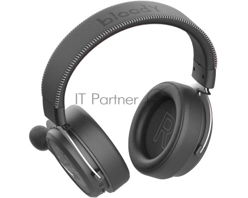 Наушники с микрофоном A4Tech Bloody MR590 Sports черный 1.5м мониторные BT/Radio/3.5mm оголовье (MR590 + WIRED/SPORT BLACK)